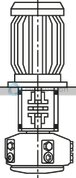 technical illustration-R901089530-Radial piston pump, size 20 cm3, pressure 500 bar for industrial applications, open circuit