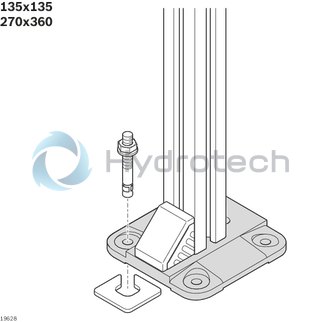 technical illustration-3842516175-Base plate, 135x135