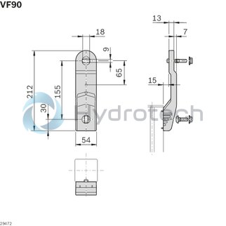 technical illustration-3842547444-Holder engine support AL, VFplus 120