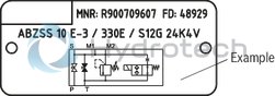 technical illustration-R901488640-Accumulator station with shut-off block Bladder-type accumulators Shut-off block with integrated shut-off valve, safety valve (type-examination tested) and drain valve Drain valve can be operated manually or optionally electrically Glycerin-filled pressure gauge with red indication of the maximum admissible operating pressure on the dial Console for weld or screw connection Assembly prepared for external equipotential bonding