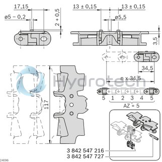 technical illustration-3842546014-Chain link for universal chain VFplus 120