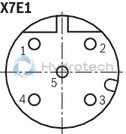 technical illustration-R901486108-Size 16, symbol W6, electrical with integrated electronics, 24 V DC