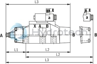 technical illustration-R978024207-Types of actuation (internal or external pilot control): Electro-hydraulic (type WEH) For subplate mounting Porting pattern according toISO&nbsp;4401 4/3-, 4/2- or 3/2-way version Spring or pressure centering, spring end position or hydraulic end position Wet-pin DC or AC solenoids, optional Electrical connection as individual or central connection Optional versions:<br>
- Manual override<br>
- Switching time adjustment<br>
- Preload valve in channel P of the main valve<br>
- Stroke setting and/or spool position monitoring
