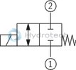 technical illustration-R901069975-Pilot control valve Mounting cavity&nbsp;R/T-8A Direct-controlled directional slide valve with solenoid actuation Flow possible in both directions Positive overlap prevents switching shocks Wet-pin DC solenoids Solenoid coil can be rotated With concealed manual override