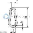technical illustration-PIPE CLAMP-Tube clamp D28L, N10