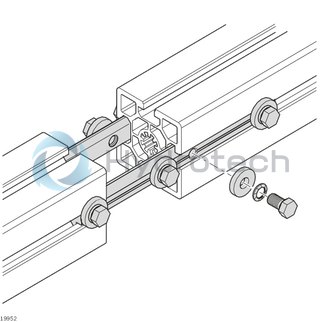 technical illustration-3842528746-Profile connector 180 slot 10