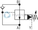 technical illustration-R900596961-For subplate mounting Porting pattern according to ISO&nbsp;5781 For threaded connection As cartridge valve 4 optional adjustment types:• Rotary knob• Sleeve with hexagon and protective cap• Lockable rotary knob with scale• Rotary knob with scale 5 pressure ratings Check valve, optional (subplate mounting only)
