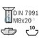technical illustration-3842538688-Swivel bearing 40x40 <i>designLINE</i>
