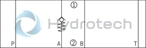 technical illustration-R901085992-Size 6, A1 → A2, B1 → B2, mechanically actuated