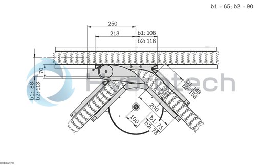 technical illustration-3842551084-45&deg; cross-diverter, right, VFplus 90