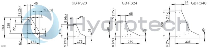 technical illustration-3842517400-Side plate grab container rack GB-RS24