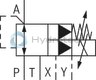 technical illustration-R901439299-Size 10, P &rarr; A, electrical with external electronics, 24 VDC