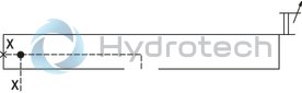 technical illustration-R900912728-Size 32, symbol H2, hydraulically actuated