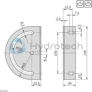 technical illustration-3842538276-Swivel fastening, 180&deg;, 10/8, 10/10