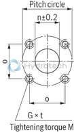technical illustration-R900932269-INTERNAL GEAR PUMP, size 16, pressure 250 bar for industrial and mobile applications, open circuit