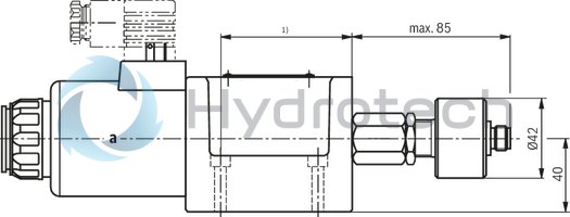 technical illustration-R901338517-Size 10, symbol J, electrical with solenoid, 24 V DC