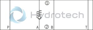 technical illustration-R901085992-Size 6, A1 → A2, B1 → B2, mechanically actuated