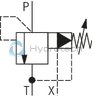technical illustration-R901223095-For subplate mounting<br>
Porting pattern according to ISO&nbsp;6264-06-09-*-97 (NG10) and ISO&nbsp;6264-08-13-*-97 (NG25) For threaded connection 4 adjustment types for pressure adjustment, optionally<br>
• Rotary knob<br>
• Sleeve with hexagon and protective cap<br>
• Lockable rotary knob with scale<br>
• Rotary knob with scale 5 pressure ratings
