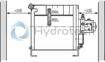 technical illustration-R904100644-100% duty cycle Compact design Low noise High cooling capacity Wide field of application Large number of variants Various mounting options Complete hydraulic control possible Ready for connection