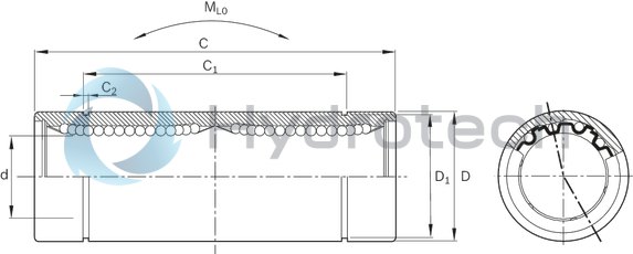 technical illustration-R065052000-Standard LB, tandem, 20, with two seals
