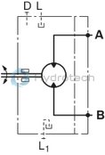 technical illustration-R902504985-Space-saving construction due to recessed mounting flange Approved for high speeds Long service life High power density Low operating noise Optional with integrated anti-cavitation valve, e.g. for fan drives Optional with speed sensor Swashplate design