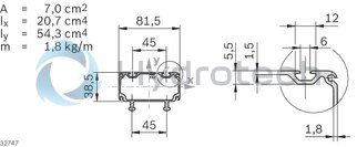 technical illustration-3842526673-Material chute 180x90 L3000