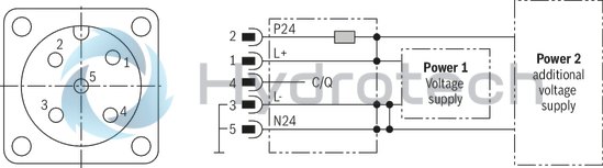 technical illustration-R901382312-Size 6, symbol C3, electrical with integrated electronics 24 V DC