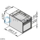 technical illustration-3842546534-Drawer cabinet, two drawers