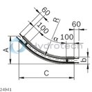 technical illustration-3842547072-Sliding curve horizontal AL VFplus 65 30&deg;