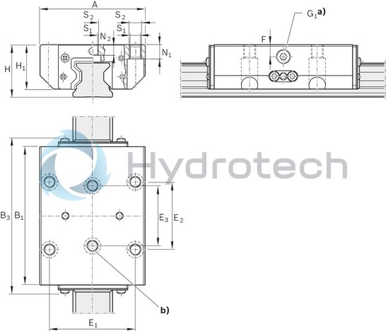 technical illustration-R181044021-Hydraulic braking unit KBH, 45