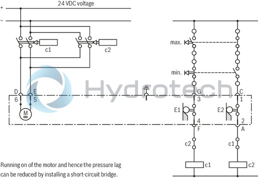 technical illustration-R900588495-Size , X &rarr; Y, electrical with external amplifier,