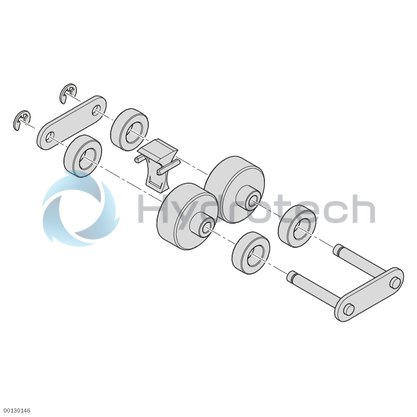 technical illustration-3842538872-Master Link for V<i>plus Accumulation Roller Chain</i>
