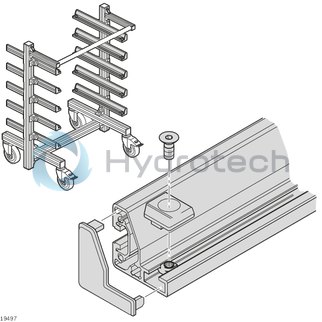 technical illustration-3842554491-Stopper, cover cap; black ESD