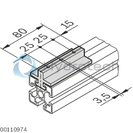 technical illustration-SLIDING ELEMENT-Glider, middle, single-sided N10
