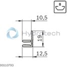 technical illustration-3842524064-Clamping profile 1S, N10 L3000