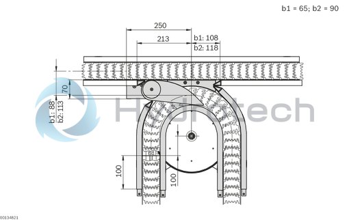 technical illustration-3842551084-45&deg; cross-diverter, right, VFplus 90