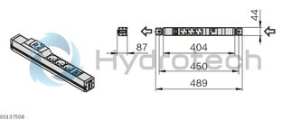 technical illustration-3842539846-Socket strip, switchable input, D