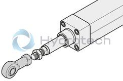 technical illustration-R349951700-Female spherical rod end bearing, stainless steel