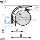 technical illustration-3842553032-Curve wheel AL ESD VFplus 65 180&deg;