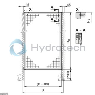 technical illustration-3842554283-Protective frame B750