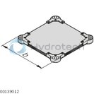 technical illustration-IDLE ROLLER-EcoFlow roller – steel, galvanized, EL = 525