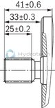 technical illustration-R901416797-Displacement pump, size 28 ccm, pressure 320 bar for industrial applications, open circuit
