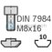 technical illustration-GUSSET R40X43-Bracket R40x43 set (standard)