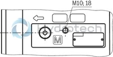 technical illustration-R901147112-Internal gear pump, size 32, pressure 350 bar for industrial applications, open circuit