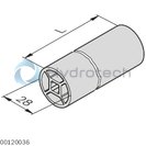 technical illustration-GUSSET-D28 bracket 60 x 47 x 4