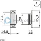 technical illustration-3842558323-Magnet catch slot 6