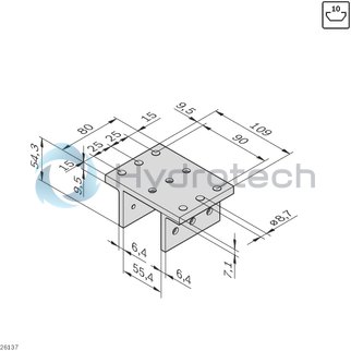 technical illustration-8981535323-EcoSlide trolley 45x45x80