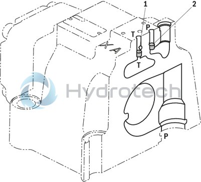 technical illustration-R978024207-Types of actuation (internal or external pilot control): Electro-hydraulic (type WEH) For subplate mounting Porting pattern according toISO&nbsp;4401 4/3-, 4/2- or 3/2-way version Spring or pressure centering, spring end position or hydraulic end position Wet-pin DC or AC solenoids, optional Electrical connection as individual or central connection Optional versions:<br>
- Manual override<br>
- Switching time adjustment<br>
- Preload valve in channel P of the main valve<br>
- Stroke setting and/or spool position monitoring
