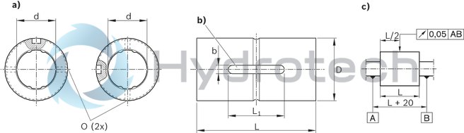 technical illustration-R072422000-Torque-resistant LB, 4-H-20, with two seals