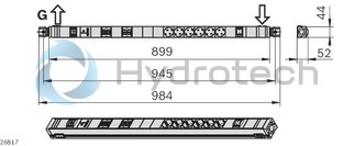 technical illustration-3842539860-Power strip, switchable input, switchable output, F